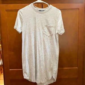 Forever 21 Grey T-Shirt dress